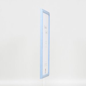 Cornice in legno effetto profilo 32 blu 25x35 cm vetro museo