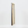 Cornice in legno Top Cube 25x35 cm vetro museale platino