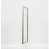 Effetto cornice in legno massiccio profilo 29 argento 25x35 cm vetro museale