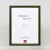 Effetto cornice in legno Profilo 21 verde 25x35 cm Vetro Museo