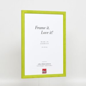 Cornice in legno effetto profilo 89 verde 25x35 cm vetro museale
