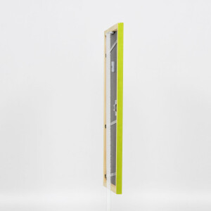 Cornice in legno effetto profilo 89 verde 25x35 cm vetro museale