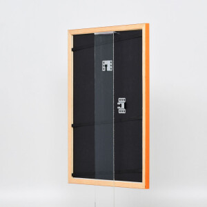 Cornice in legno effetto profilo 89 salmone 25x35 cm vetro museo