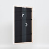 Telaio effetto legno profilo 2070 vetro museo 25x35 cm bianco