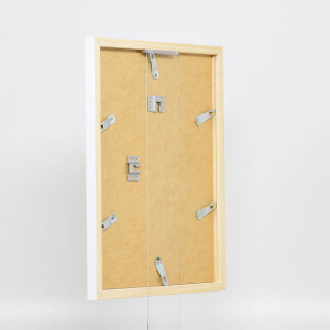 Struttura in legno Top Cube 25x50 cm vetro antiriflesso bianco