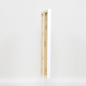 Struttura in legno Top Cube 25x50 cm vetro antiriflesso bianco