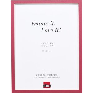 Telaio in legno effetto profilo 35 rosso 25x50 cm vetro...