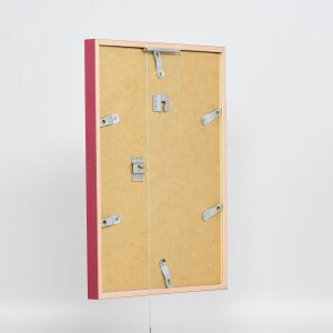 Telaio in legno effetto profilo 35 rosso 25x50 cm vetro normale + distanziatore