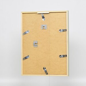 Telaio effetto legno profilo 35 verde 25x50 cm vetro normale + distanziatore