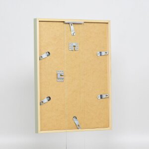 Telaio effetto legno profilo 35 verde 25x50 cm vetro normale + distanziatore