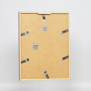 Telaio effetto legno profilo 35 marrone 25x50 cm vetro normale + distanziatore