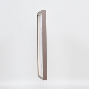 Telaio effetto legno profilo 35 marrone 25x50 cm vetro normale + distanziatore