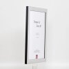 Cornice effetto 2312 argento lucido 25x50 cm vetro acrilico