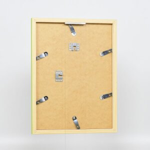 Cornice in legno Top Cube 25x50 cm vetro museale verde