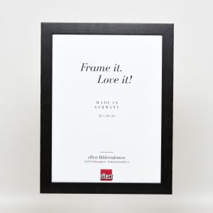 Cornice ad effetto 2319 nera 25x50 cm in vetro museale