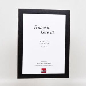 Cornice ad effetto 2319 nera 25x50 cm in vetro museale