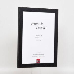 Cornice ad effetto 2319 nera 25x50 cm in vetro museale