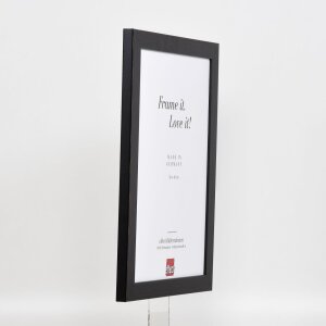 Cornice ad effetto 2319 nera 25x50 cm in vetro museale