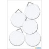 Gancio per quadri 45mm gommato solubile in acqua 6 pezzi.