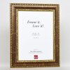 Cornice barocca effetto profilo 31 marrone 25x50 cm vetro museale