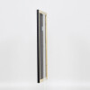 Telaio effetto legno profilo 2210 nero 25x60 cm vetro antiriflesso
