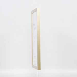 Cornice in legno Top Cube 25x60 cm oro vetro normale