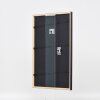 Telaio effetto legno profilo 23 rosso 25x60 cm vetro antiriflesso