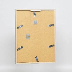Telaio in legno effetto profilo 35 grigio chiaro 25x60 cm vetro normale + distanziale