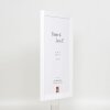 Effetto cornice in legno Top N bianco 25x60 cm Vetro acrilico