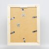Cornice in legno massiccio effetto 2240 bianco 25x60 cm Vetro antiriflesso
