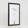 Effetto cornice in legno Profilo 21 verde 25x60 cm Vetro Museo