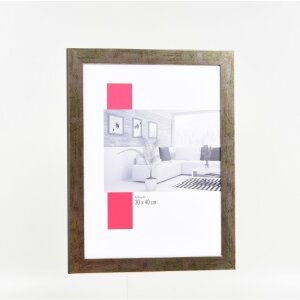 Cornice a effetto 2319 argento antico 25x60 cm vetro museo