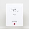 Telaio effetto legno profilo 2210 bianco 25x70 cm vetro antiriflesso