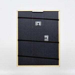 Telaio effetto legno profilo 23 verde 25x70 cm vetro antiriflesso