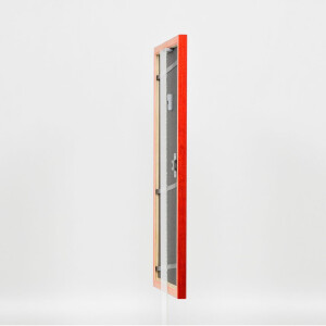 Telaio in legno effetto profilo 89 rosso 25x70 cm vetro acrilico