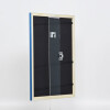 Telaio effetto legno profilo 89 blu 25x70 cm vetro acrilico