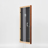 Telaio effetto legno profilo 89 marrone scuro 25x70 cm vetro acrilico