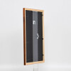 Telaio effetto legno profilo 89 marrone scuro 25x70 cm vetro acrilico