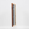 Telaio effetto legno profilo 89 marrone scuro 25x70 cm vetro acrilico