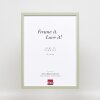 Telaio effetto legno profilo 35 verde 25x70 cm vetro normale + distanziatore