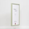 Telaio effetto legno profilo 35 verde 25x70 cm vetro normale + distanziatore