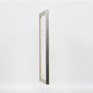 Telaio in legno effetto profilo 2070 vetro acrilico 25x70 cm argento