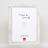 Cornice in legno massiccio effetto 2240 bianco 25x70 cm Vetro antiriflesso