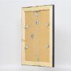 Cornice ad effetto in legno massiccio 2240 nero 25x70 cm vetro acrilico