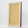 Effetto cornice in legno massiccio profilo 28 oro 25x70 cm vetro acrilico