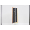 Telaio in legno effetto profilo 38 marrone 25x80 cm vetro acrilico