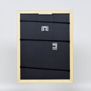 Telaio effetto legno profilo 21 blu 25x80 cm vetro antiriflesso