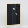 Telaio effetto legno profilo 21 verde 25x80 cm vetro antiriflesso