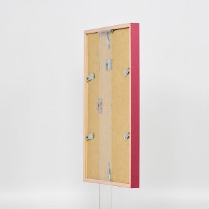 Telaio in legno effetto profilo 35 rosso 25x80 cm vetro normale + distanziatore