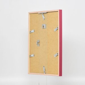 Telaio in legno effetto profilo 35 rosso 25x80 cm vetro normale + distanziatore